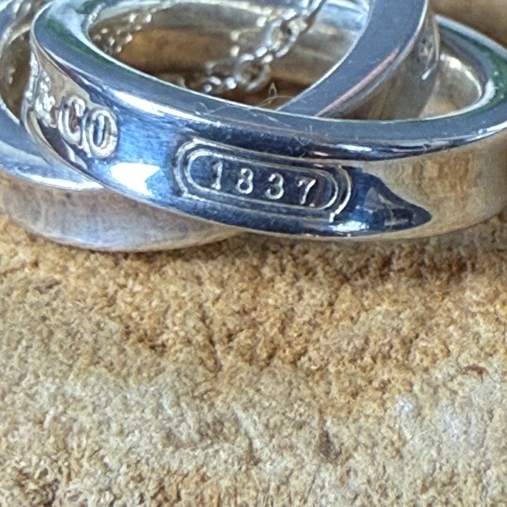 Tiffany 1837 Interlocking Circle Necklace - Picture 2 of 5